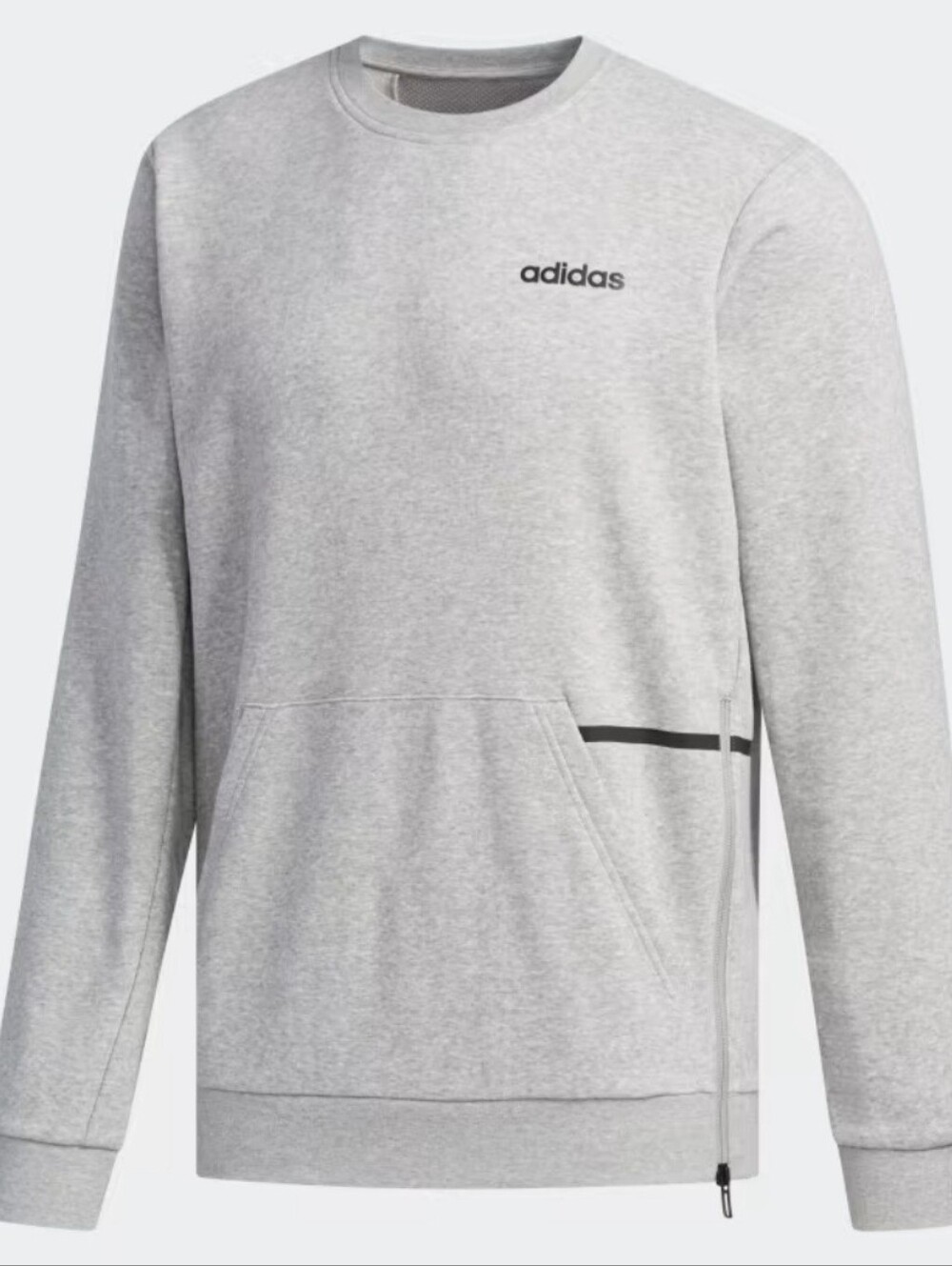 Adidas Crewneck Side Zip Sweatshirt Size Small